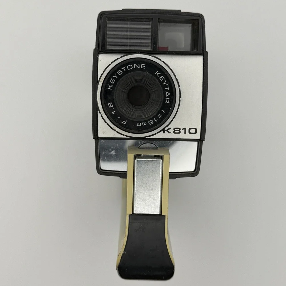 Keystone K810‎ Super 8 Movie Camera Keytar f/1.8 15mm Untested Japan VTG